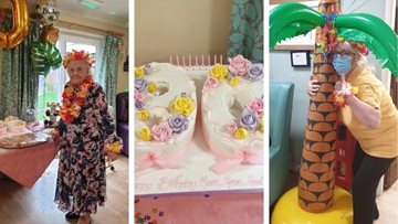 Birthday celebrations as Resident turns 90 at Manchester care home